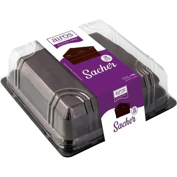 Tarta Sacher sin gluten AIROS, 410 g - 0.41 kg - Imagen del producto en Findit