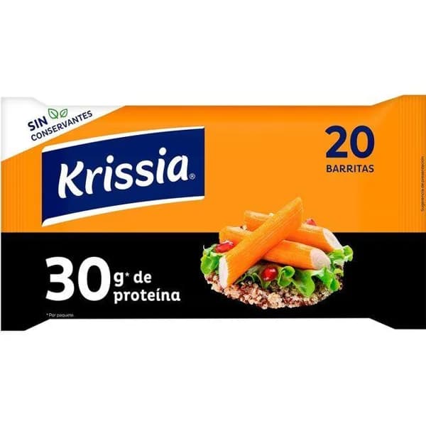 Barritas proteína KRISSIA, paquete 300 g - 0.3 kg - Imagen del producto en Findit