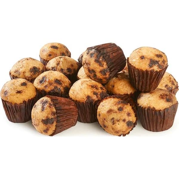 Mini magdalena con pepitas de chocolate EROSKI, bolsa 250 g - 0.25 kg - Imagen del producto en Findit