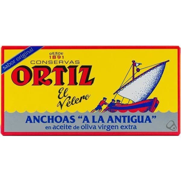 Anchoa a la antigua ORTIZ, lata 29 g - 0.03 kg - Imagen del producto en Findit