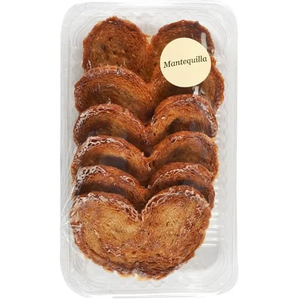 Palmerita de mantequilla multicereal EROSKI, bandeja 6 uds - 6 ud - Imagen del producto en Findit