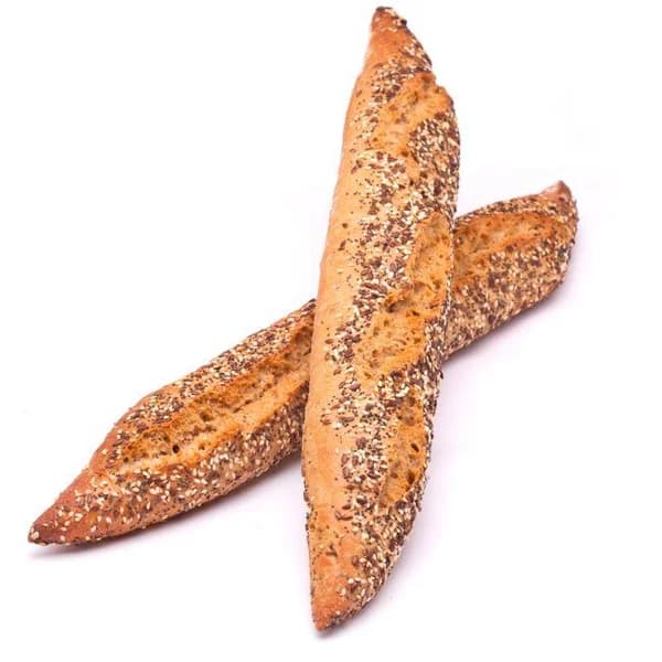 Baguette 10% semillas reducido en sal EROSKI, 1 ud - 1 ud - Imagen del producto en Findit