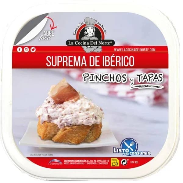 Suprema ibérico LA COCINA DEL NORTE, bandeja 150 g - 0.15 kg - Imagen del producto en Findit