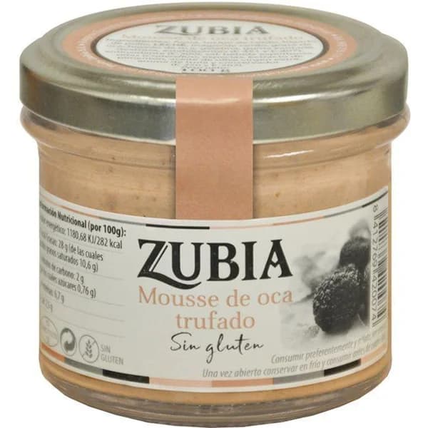 Mousse de oca trufada ZUBIA, frasco 100 g - 0.1 kg - Imagen del producto en Findit