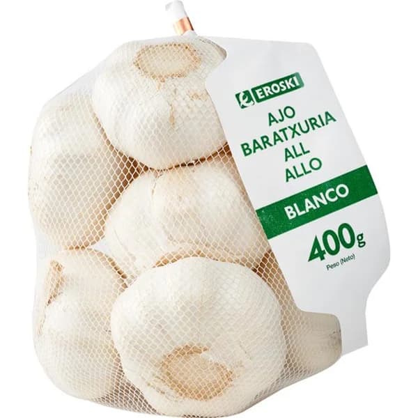 Ajo blanco, malla 400 g - 0.4 kg - Imagen del producto en Findit