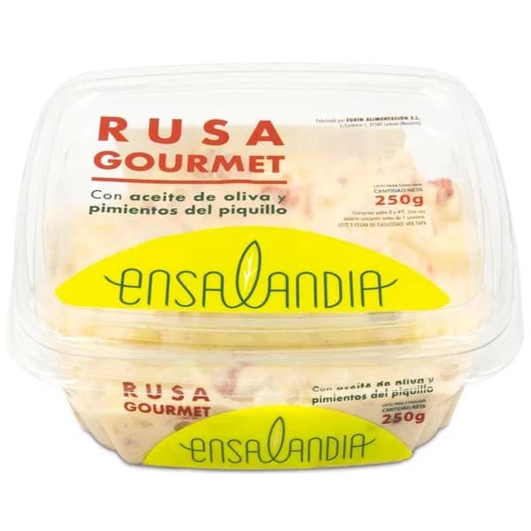 Ensaladilla rusa gourmet ENSALANDIA, tarrina 250 g - 1 ud - Imagen del producto en Findit
