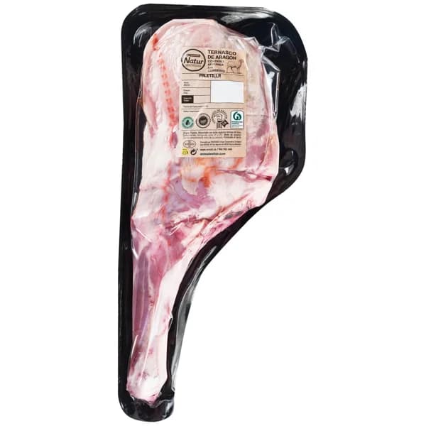 Paletilla de cordero Ternasco de Aragón E.Natur, bandeja aprox. 1 kg - 1 ud - Imagen del producto en Findit