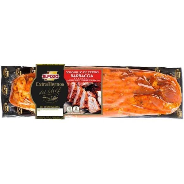 Solomillo de cerdo adobado a la barbacoa EL POZO, sobre aprox. 626 g - 1 ud - Imagen del producto en Findit