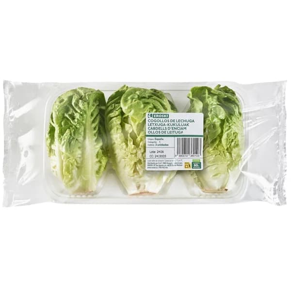Cogollos EROSKI, bandeja 3 uds - 3 ud - Imagen del producto en Findit
