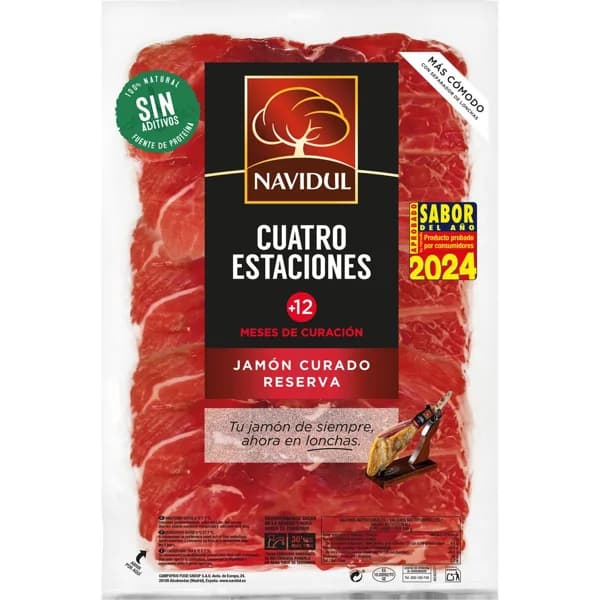 Jamón curado NAVIDUL, sobre 104 g - 1 ud - Imagen del producto en Findit