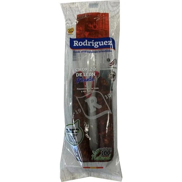 Chorizo picante de León RODRIGUEZ, sarta 360 g - 1 ud - Imagen del producto en Findit