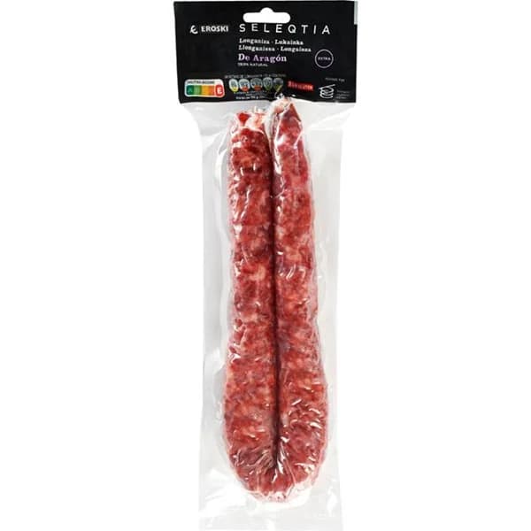 Longaniza de Aragón extra EROSKI SELEQTIA, 1 ud - 1 ud - Imagen del producto en Findit