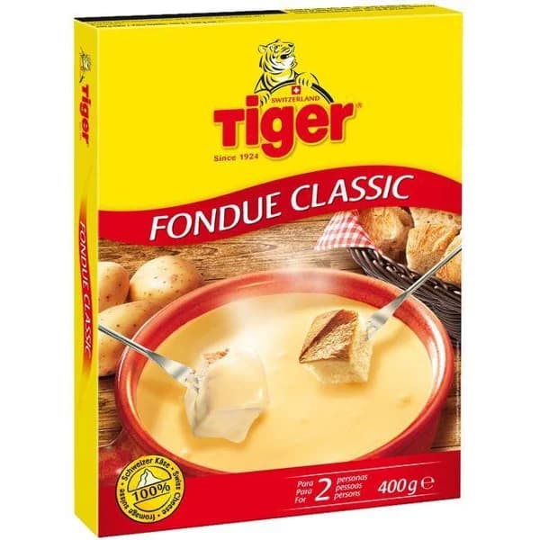Queso para Fondue TIGRE, caja 400 g - 0.4 kg - Imagen del producto en Findit