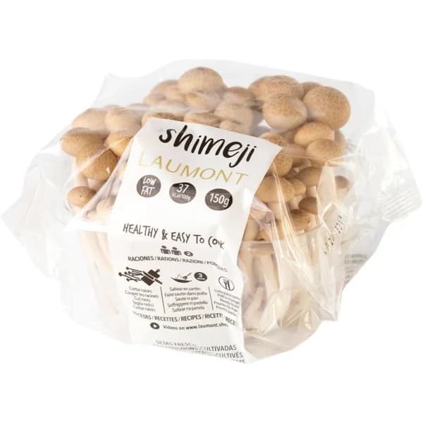 Seta shimeji marrón LAUMONT, bandeja 150 g - 0.15 kg - Imagen del producto en Findit
