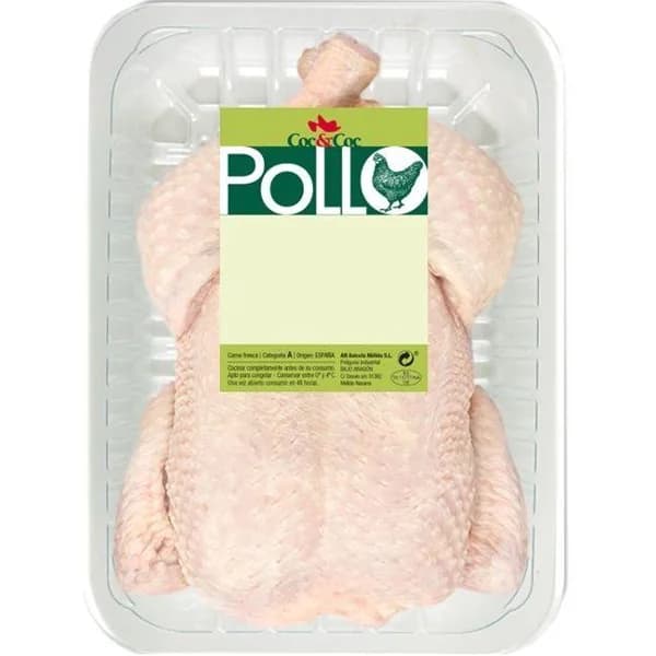 Pollo pequeño especial asar EROSKI, pieza al peso aprox. 1.4 kg - 1 ud - Imagen del producto en Findit