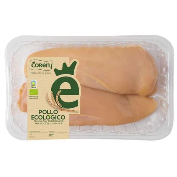 Pechugas de pollo ecológico COREN, bandeja aprox. 380 g - 1 ud - Imagen del producto en Findit