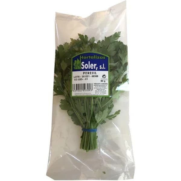 Perejil HORTALIZAS SOLER, bolsa 50 g - 0.05 kg - Imagen del producto en Findit