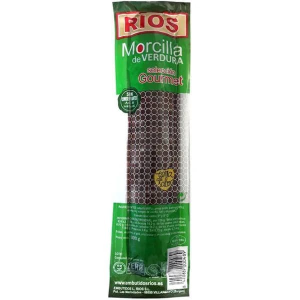 Morcilla de verduras RIOS Gourmet, sobre aprox. 300 g - 1 ud - Imagen del producto en Findit