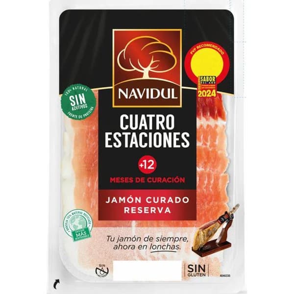 Jamón curado NAVIDUL, sobre 96 g - 0.1 kg - Imagen del producto en Findit
