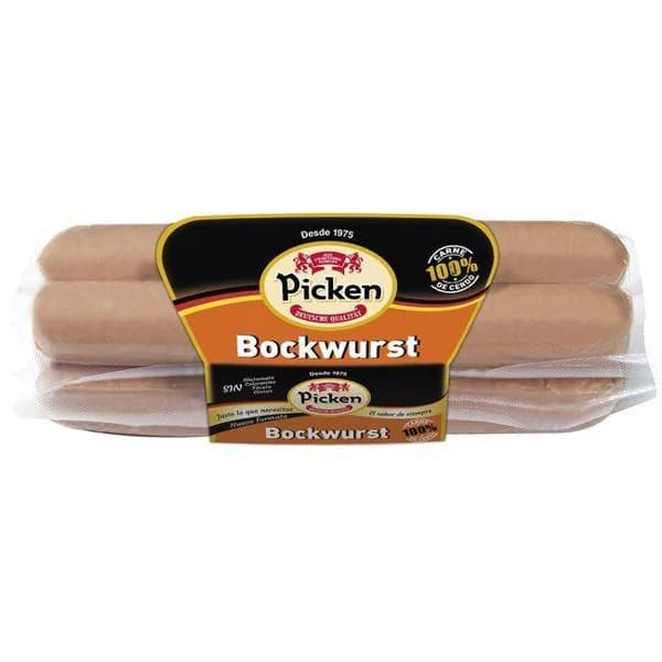 Salchicha Bockwurst PICKEN, sobre 300 g - 1 ud - Imagen del producto en Findit