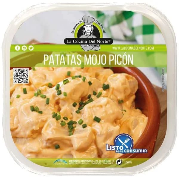 Patatas mojo picón COCINA DEL NORTE, bandeja 250 g - 0.25 kg - Imagen del producto en Findit