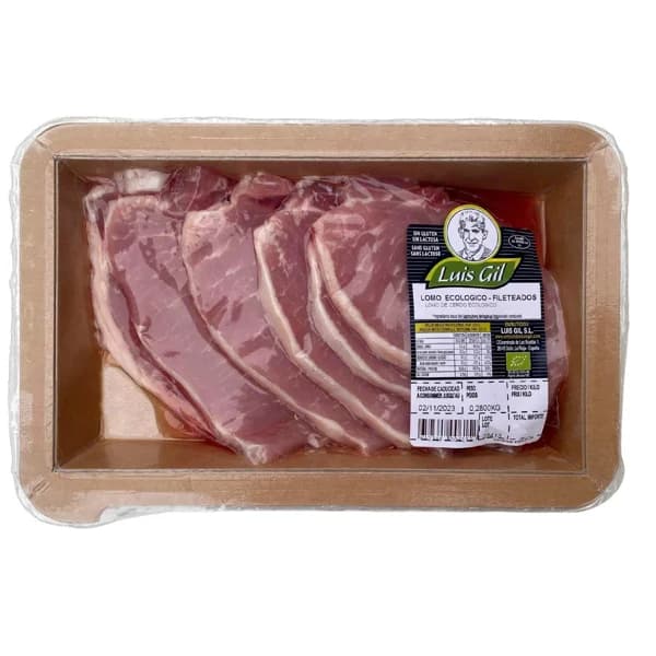 Filete de lomo ecológico LUIS GIL, bandeja aprox. 300 g - 1 ud - Imagen del producto en Findit