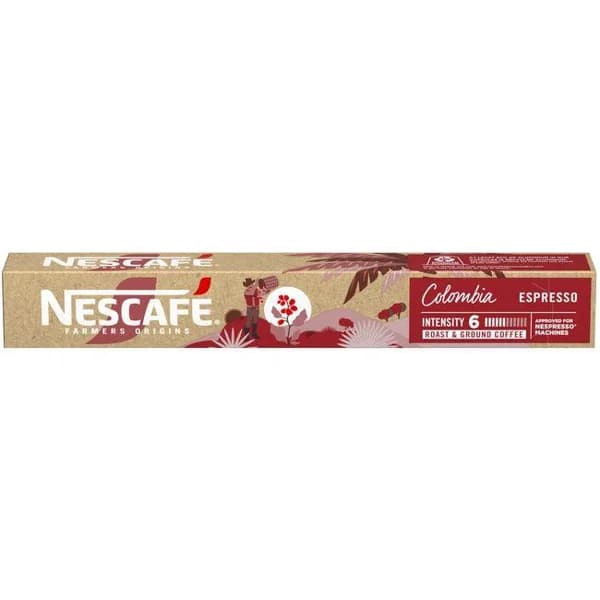 Café Colombia compatible Nespresso NESCAFÉ, caja 10 uds - 10 ud - Imagen del producto en Findit