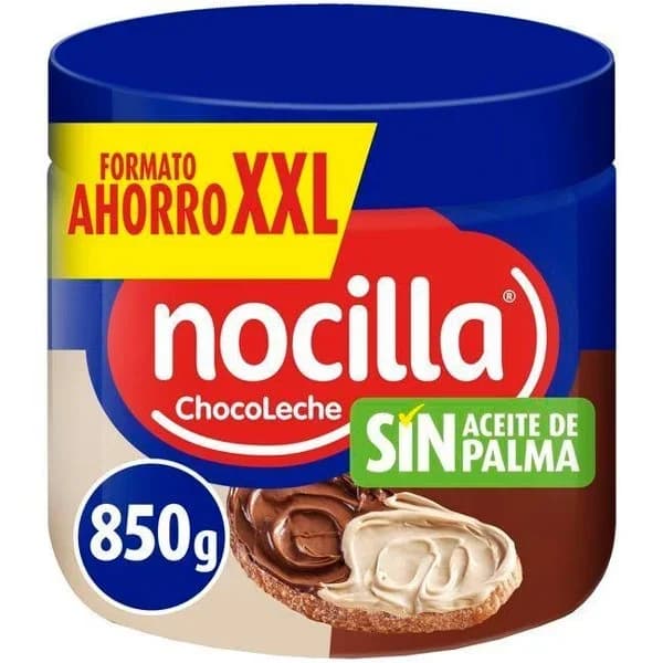 Crema de cacao chocoleche NOCILLA, bote 850 g - 0.85 kg - Imagen del producto en Findit