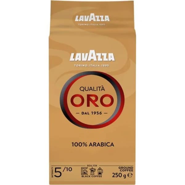 Café molido natural Qualita Oro LAVAZZA, caja 250 g - 0.25 kg - Imagen del producto en Findit