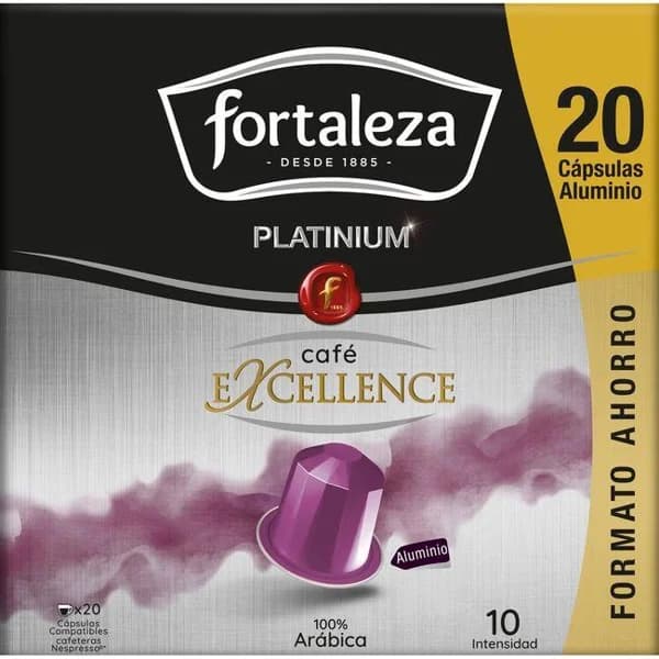 Café Excellence compatible Nespresso FORTALEZA, caja 20 uds - 20 ud - Imagen del producto en Findit