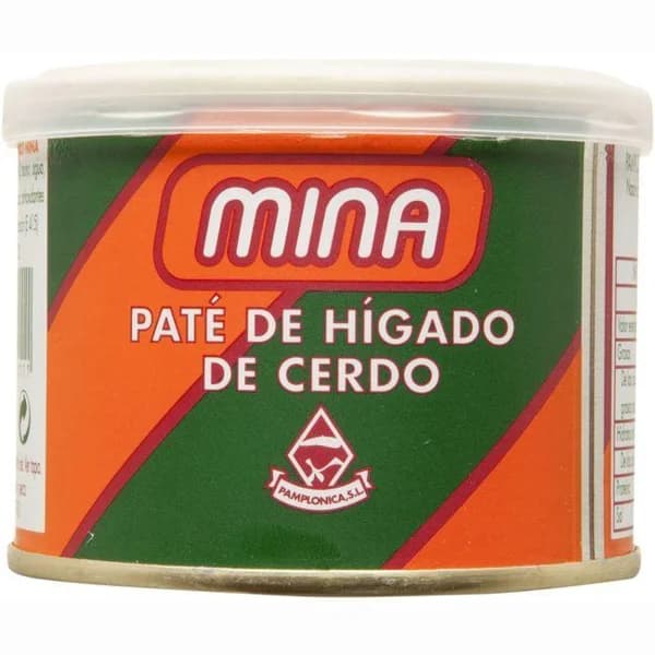 Paté de hígado de cerdo MINA, lata 200 g - 1 ud - Imagen del producto en Findit