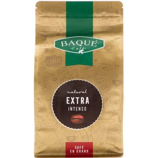 Café en grano extra intenso BAQUÉ, doypack 500 g - 0.5 kg - Imagen del producto en Findit
