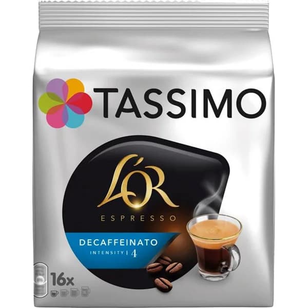 Café expresso Descafeinado TASSIMO, paquete 16 uds - 16 ud - Imagen del producto en Findit