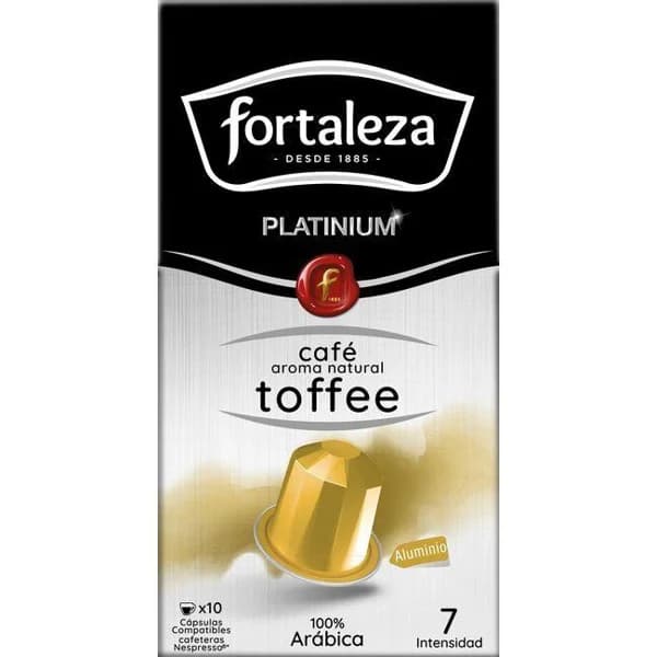 Café con Toffee comp. Nespresso FORTALEZA, caja 10 uds - 10 ud - Imagen del producto en Findit