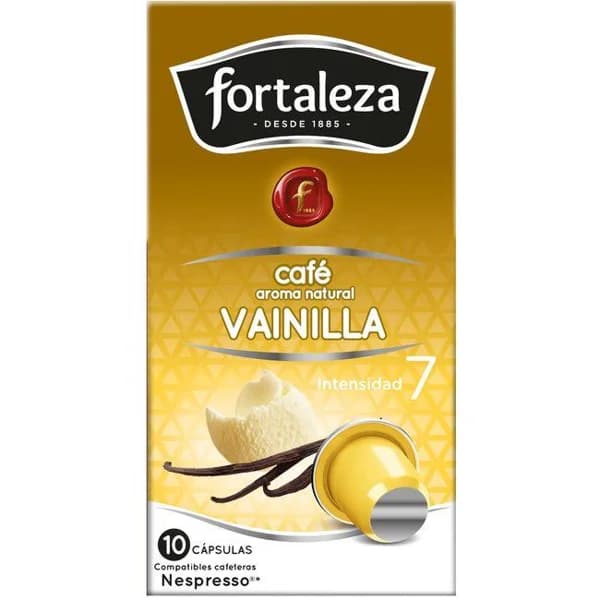 Café aroma de vainilla comp. Nespresso FORTALEZA, caja 10 uds - 10 ud - Imagen del producto en Findit