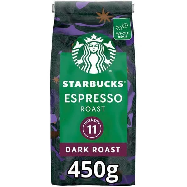 Café en grano espresso STARBUCKS, paquete 450 g - 0.45 kg - Imagen del producto en Findit