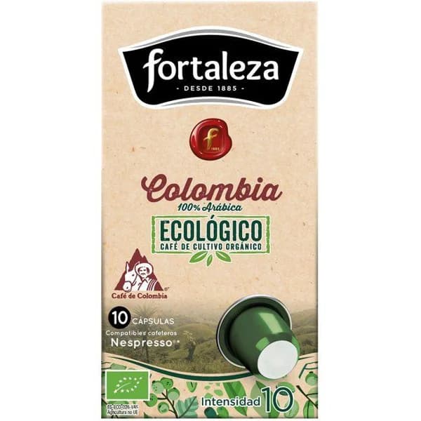 Café Ecológico compatible Nespresso FORTALEZA, caja 10 uds - 10 ud - Imagen del producto en Findit