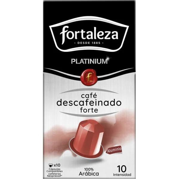 Café descafeinado Forte comp. Nespresso FORTALEZA, caja 10 uds - 10 ud - Imagen del producto en Findit