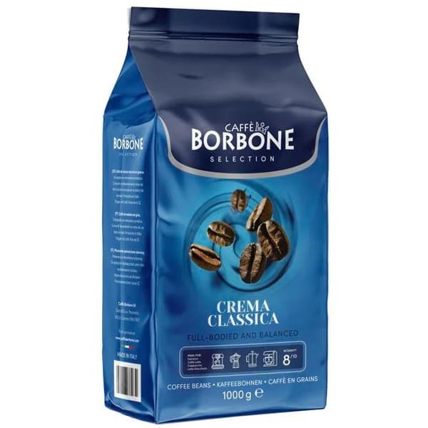 Café grano crema classica BORBONE, paquete 1 kg - 1 kg - Imagen del producto en Findit