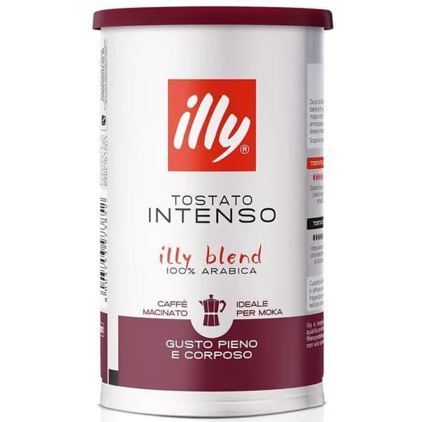 Café molido tueste intenso ILLY, lata 185 g - 0.19 kg - Imagen del producto en Findit