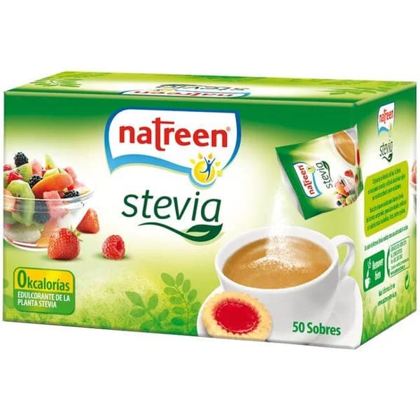 Edulcorante NATREEN Stevia, caja 50 g - 0.05 kg - Imagen del producto en Findit