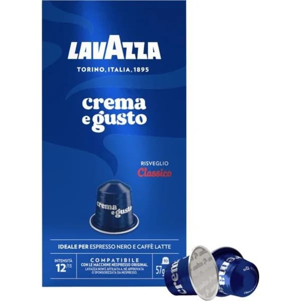 Café Crema e Gusto compatible Nespresso LAVAZZA, caja 10 uds - 10 ud - Imagen del producto en Findit