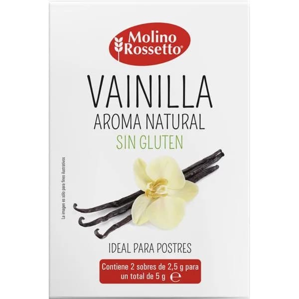 Aroma de vainilla MOLINO ROSSETTO, pack 2x2,5 g - 0.01 kg - Imagen del producto en Findit