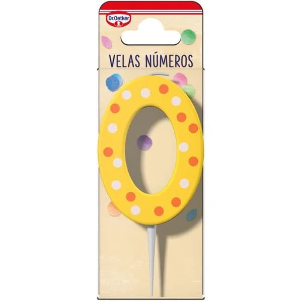 Vela Nº 0 DR. OETKER, pack 1 ud - 1 ud - Imagen del producto en Findit