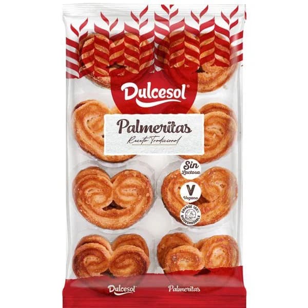 Palmeras DULCESOL, bandeja 180 g - 0.18 kg - Imagen del producto en Findit