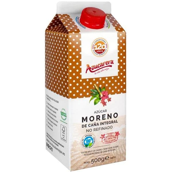 Azúcar moreno de caña integral AZUCARERA, brik 500 g - 0.5 kg - Imagen del producto en Findit