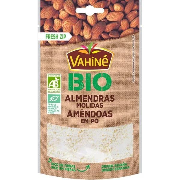 Almendra molida bio VAHINÉ, bolsa 100 g - 1 ud - Imagen del producto en Findit