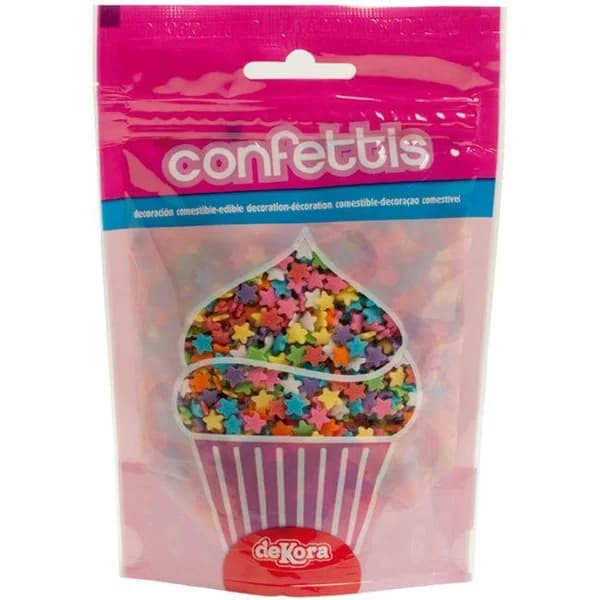 Confetti estrellas DEKORA, bolsa 100 g - 1 ud - Imagen del producto en Findit