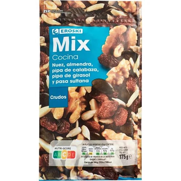 Mix ensaladas EROSKI, bolsa 175 g - 0.18 kg - Imagen del producto en Findit