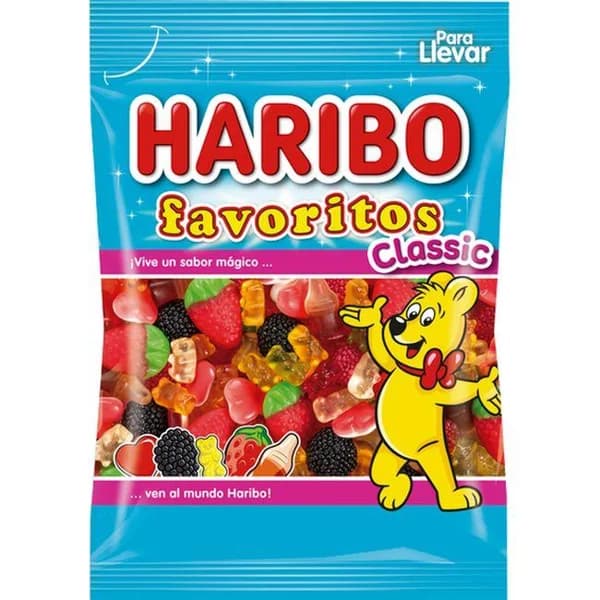 Favoritos classic HARIBO, bolsa 90 g - 0.09 kg - Imagen del producto en Findit